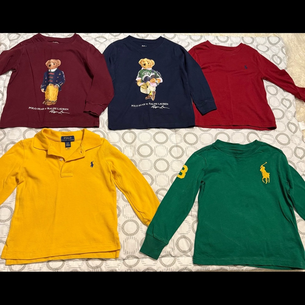 Long sleeve polo shirts